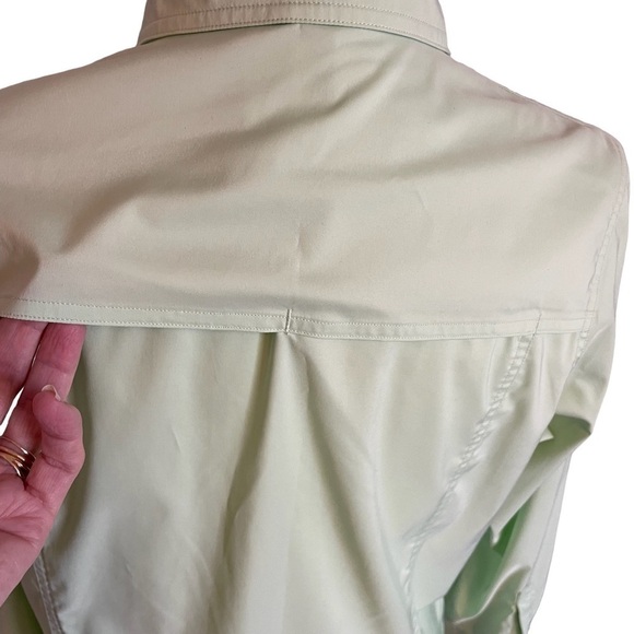 Eddie Bauer Ladies Mint Green Long Sleeves - Roll up - Size Large - Picture 12 of 13